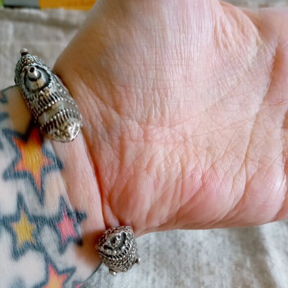 Sea Urchin Silver Cuff - Picture 6 of 6